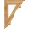 Ekena Millwork Balboa Traditional Rough Sawn Bracket w/ Offset Brace, Western Red Cedar, 8"W x 30"D x 42"H BKT0806X30X42BOA01RWR - alternate 3